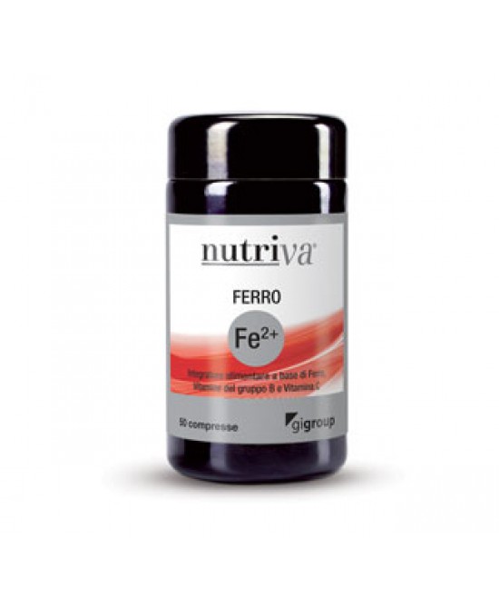 NUTRIVA FERRO FE2+ 50 COMPRESSE - Farmaciacarpediem.it