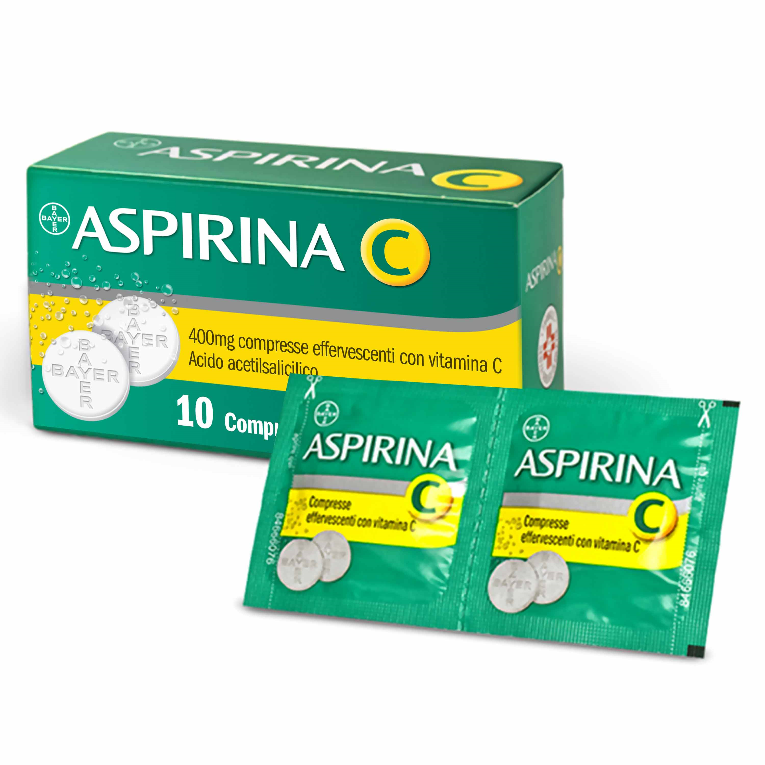 ASPIRINA C*10CPR EFF 400+240MG - Farmaciacarpediem.it