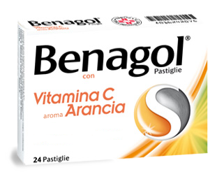 BENAGOL VIT C*24PAST ARANCIA - Farmaciacarpediem.it