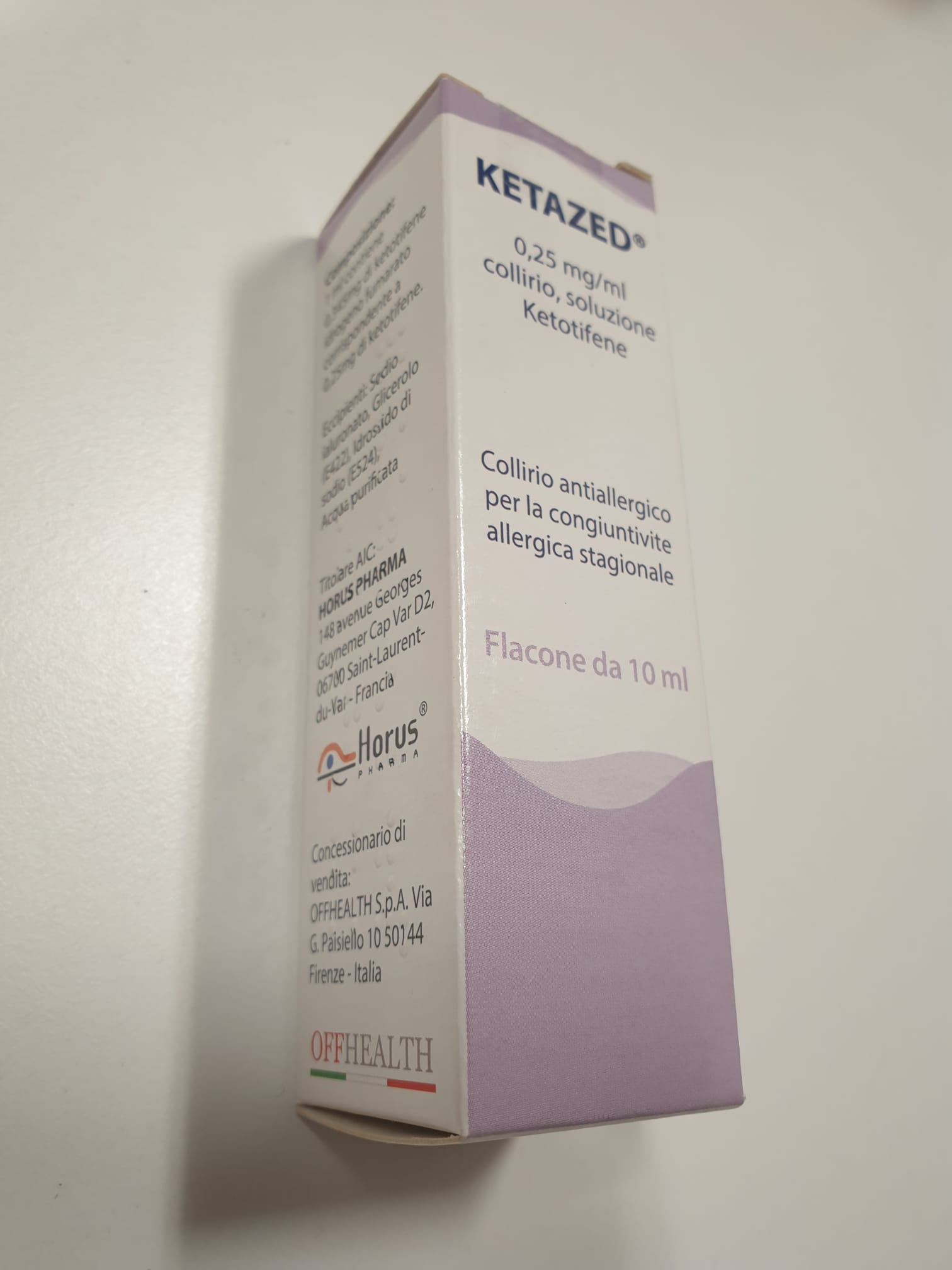 KETAZED*COLL FL 10ML 0,25MG/ML - Farmaciacarpediem.it
