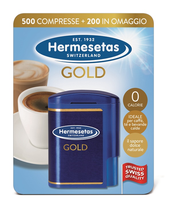 HERMESETAS GOLD 500+200 COMPRESSE 35 G - Farmaciacarpediem.it