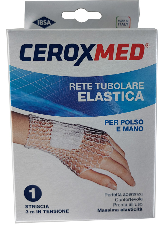 CEROXMED RETE TUBOLARE CALIBRO 3 MANO/POLSO 3 M 1 PEZZO - Farmaciacarpediem.it