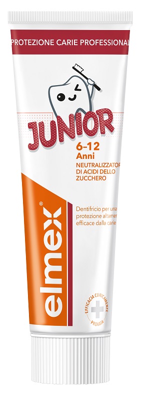 ELMEX JUNIOR PROFESSIONAL DENTIFRICIO 75 ML - Farmaciacarpediem.it