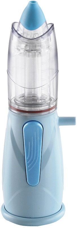 AEROSOL PER ALTE VIE RESPIRATORIE RINOWASH COLORE AZZURRO CON CAMPANA UNIVERSALE - Farmaciacarpediem.it