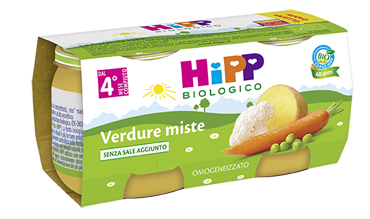 HIPP BIO HIPP BIO OMOGENEIZZATO VERDURE MISTE 2X80 G - Farmaciacarpediem.it
