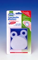 CUSCINETTO PLANTARE REALIZZATO IN GEL DI SILICONE BIANCO SEMITRASPARENTE SAGOMATO PER AMMORTIZZARE E PROTEGGERE PRESSIONE E SFREGAMENTI SOTTO LA PIANTA DEI PIEDI 2 PEZZI - Farmaciacarpediem.it