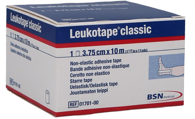 LEUKOTAPE BENDA ANELASTICA PER BENDAGGI FUNZIONALI 3,75X100 CM - Farmaciacarpediem.it