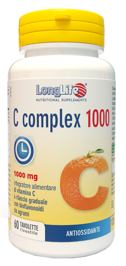 LONGLIFE C COMPLEX 1000 T/R 60 TAVOLETTE RIVESTITE - Farmaciacarpediem.it