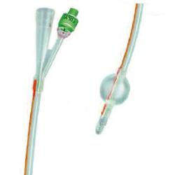 CATETERE FOLEY IN SILICONE TRASPARENTE A 2 VIE CON PALLONCINO 5-10ML DIAMETRO CH16 5,33MM LUNGHEZZA 40CM - Farmaciacarpediem.it