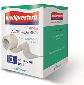 BENDA ADESIVA MEDIPRESTERIL 4X400CM - Farmaciacarpediem.it