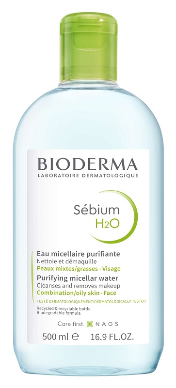 SEBIUM H2O ACQUA MICELLARE DETERGENTE PURIFICANTE 500 ML - Farmaciacarpediem.it