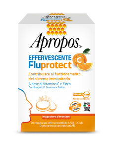 APROPOS FLUPROTECT EFFERVESCENTE C 20 COMPRESSE - Farmaciacarpediem.it