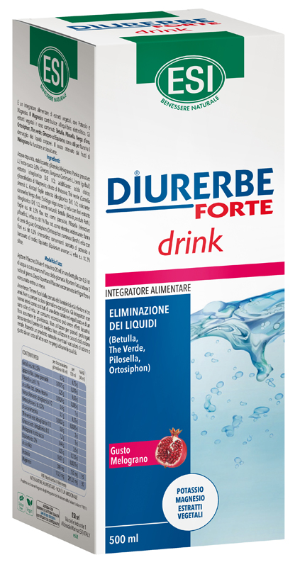 ESI DIURERBE FORTE DRINK MELOGRANO 500 ML - Farmaciacarpediem.it
