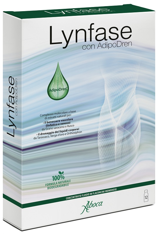 ABOCA SpA SOCIETA' AGRICOLA LYNFASE FITOMAGRA 12 flaconcini 15 g - Farmaciacarpediem.it