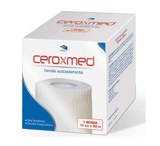BENDA ELASTICA AUTOADERENTE CEROXMED 2000 X 10 CM 1 PEZZO - Farmaciacarpediem.it