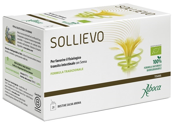 SOLLIEVO TISANA BIO 20 FILTRI DA 2,2 G - Farmaciacarpediem.it