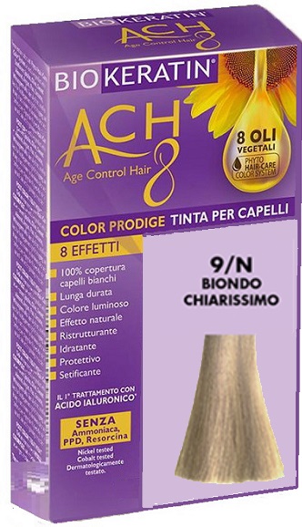 BIOKERATIN ACH8 COLOR PRODIGE 9/N BIONDO CHIARISSIMO - Farmaciacarpediem.it
