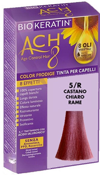 BIOKERATIN ACH8 COLOR PRODIGE 5/R CASTANO CHIARO RAME - Farmaciacarpediem.it