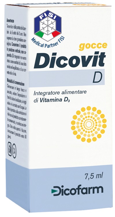 DICOVIT D VITAMINA D3 7,5 ML - Farmaciacarpediem.it