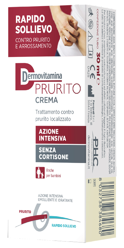 DERMOVITAMINA PRURITO CREMA AZIONE INTENSIVA SENZA CORTISONE 30 ML - Farmaciacarpediem.it