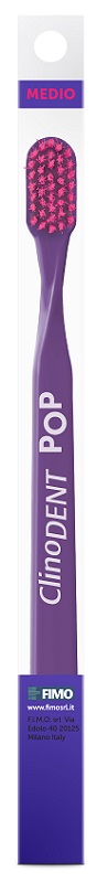 CLINODENT POP VIOLA SPAZZOLINO DA DENTI MEDIO - Farmaciacarpediem.it