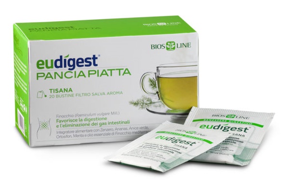 BIOSLINE EUDIGEST TISANA DOPOPASTO 20 BUSTE 40 G - Farmaciacarpediem.it