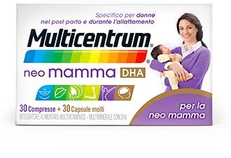 MULTICENTRUM NEO MAMMA DHA 30 COMPRESSE + 30 CAPSULE MOLLI - Farmaciacarpediem.it