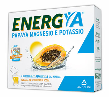 ENERGYA PAPAYA MAGNESIO POTASSIO 14 BUSTINE - Farmaciacarpediem.it