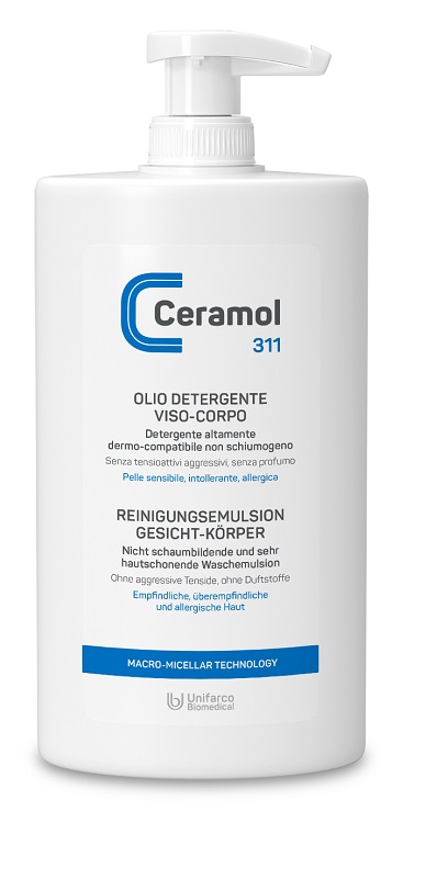 CERAMOL 311 OLIO DETERGENTE VISO/CORPO 400 ML - Farmaciacarpediem.it