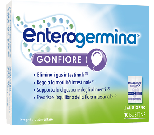 ENTEROGERMINA GONFIORE 10 BUSTINE BIPARTITE - Farmaciacarpediem.it