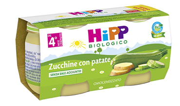 HIPP BIO HIPP BIO OMOGENEIZZATO ZUCCHINE CON PATATE 2X80 G - Farmaciacarpediem.it