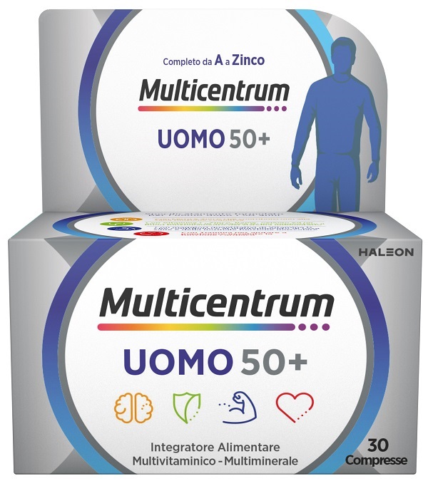 MULTICENTRUM UOMO 50+ 30 COMPRESSE - Farmaciacarpediem.it