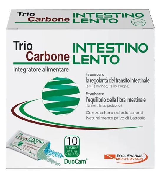 TRIOCARBONE INTESTINO LENTO 10 BUSTINE - Farmaciacarpediem.it