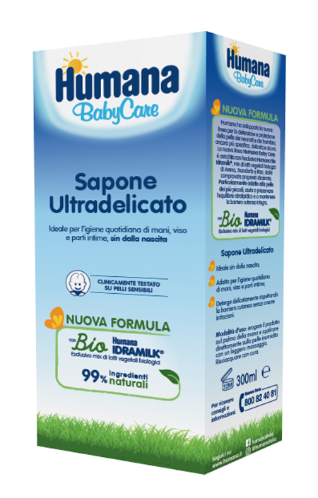 HUMANA BABY CARE SAPONE LIQUIDO 300 ML - Farmaciacarpediem.it