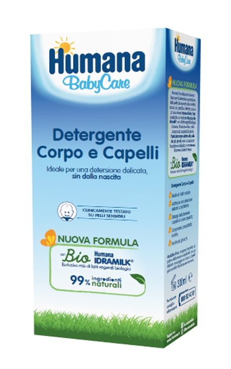 HUMANA BABY CARE DETERGENTE CORPO&CAPELLI 300 ML - Farmaciacarpediem.it