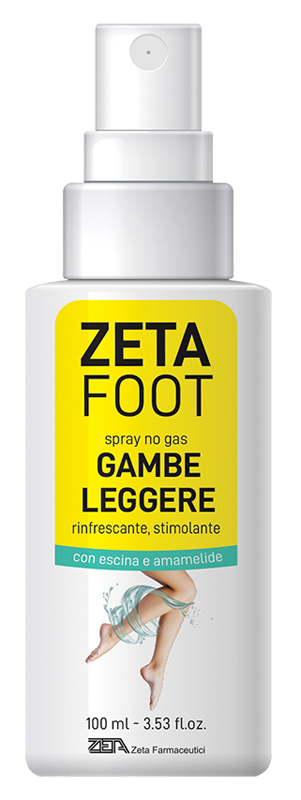 ZETAFOOT SPRAY NO GAS GAMBE LEGGERE 100 ML - Farmaciacarpediem.it