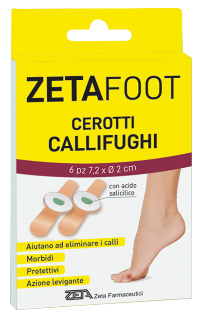 ZETAFOOT CEROTTO CALLIFUGO DISCHETTO CENTRALE 6 PEZZI - Farmaciacarpediem.it