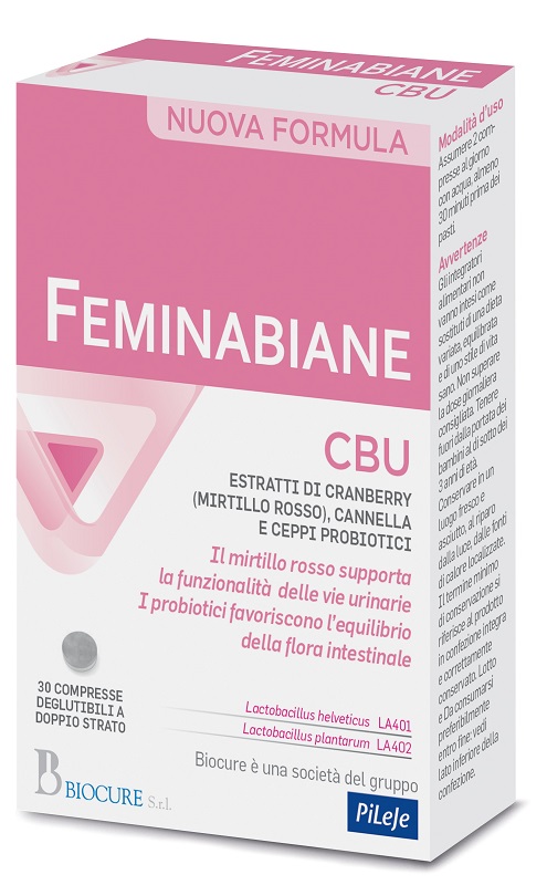FEMINABIANE CBU 30 COMPRESSE - Farmaciacarpediem.it