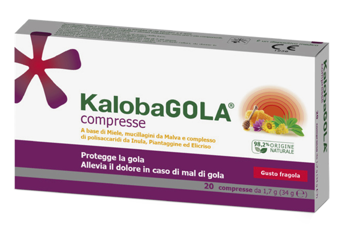 KALOBAGOLA 20 COMPRESSE FRAGOLA - Farmaciacarpediem.it