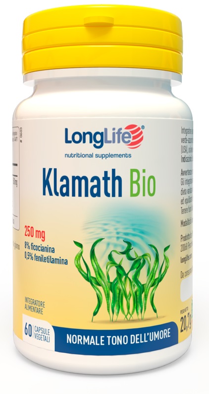 LONGLIFE KLAMATH BIO 60 CAPSULE VEGETALI - Farmaciacarpediem.it