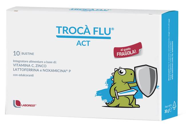 TROCA' FLU ACT 10 BUSTINE - Farmaciacarpediem.it