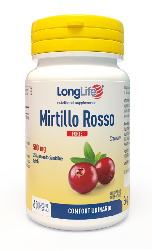 LONGLIFE MIRTILLO ROSSO FORTE 60 CAPSULE VEGETALI - Farmaciacarpediem.it