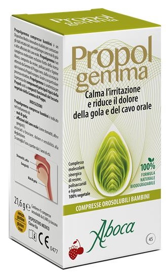 PROPOLGEMMA BAMBINI 45 COMPRESSE OROSOLUBILI 480 MG - Farmaciacarpediem.it