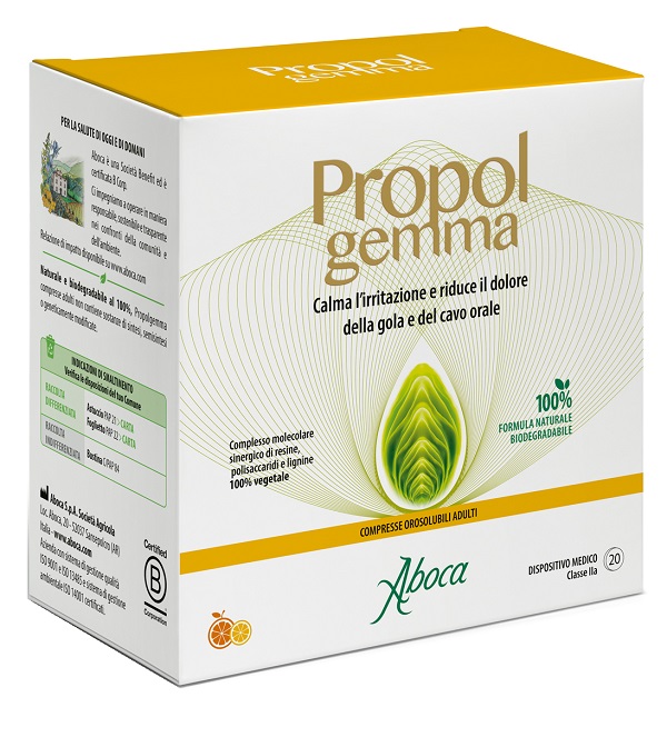 PROPOLGEMMA 20 COMPRESSE OROSOLUBILI ADULTI 1,50 G - Farmaciacarpediem.it