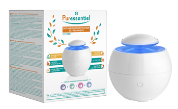PURESSENTIEL DIFFUSORE UMIDIFICATORE ULTRASONICO O'XYGEN - Farmaciacarpediem.it