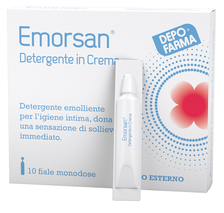 EMORSAN DETERGENTE IN CREMA 10 FIALE MONODOSE DA 3,5 ML - Farmaciacarpediem.it