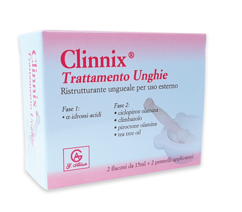 CLINNIX TRATTAMENTO UNGHIE 2 FLACONI 15 ML + 2 PENNELLI APPLICATORI - Farmaciacarpediem.it