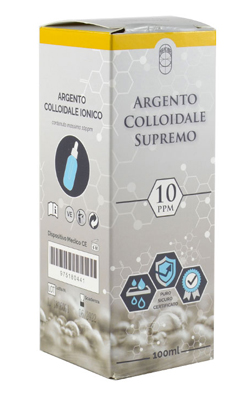 ARGENTO COLLOIDALE SUPREMO 10PPM CERTIFICATO CON CONTAGOCCE 100 ML - Farmaciacarpediem.it