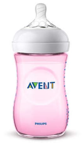 AVENT BIBERON NATURAL PP 260ML ROSA SINGLE PACK - Farmaciacarpediem.it