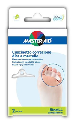 CORRETTORE DITA A MARTELLO MASTER-AID FOOTCARE SMALL 2 PEZZI C12 - Farmaciacarpediem.it